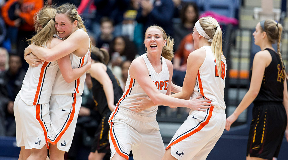 Hope celebrates its win