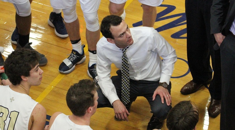 Pete Moran on the sidelines