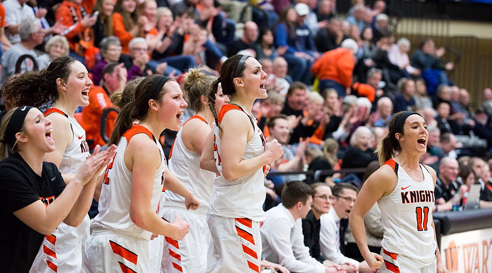 Katie Sommer on the bench